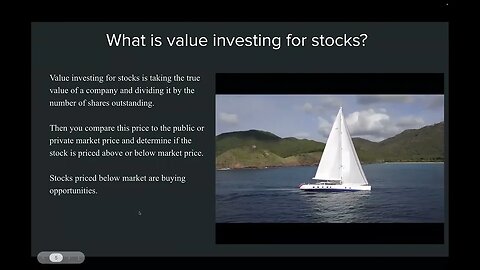 August 6 2023 - Benjamin Z Miller Investor Networking Group - Value Investing