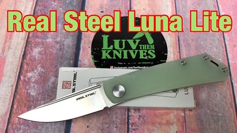 Real Steel Luna Lite White Mountain Knives Exclusive !!