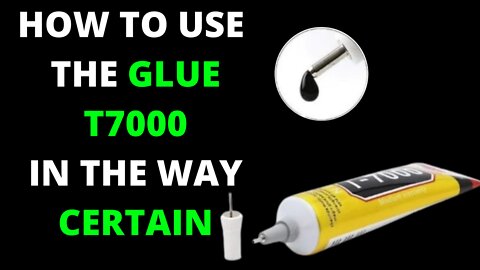 Cola T7000 como usar da maneira certa? Glue T7000 how to use the right way?