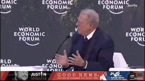 Al Gore ? Loses it! Goes UnHinged at WEF in Davos with Klaus Schwab