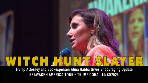 "Witch Hunt Slayer" and TRUMP Atttorney Alina Habba Tells All 10/13/2023