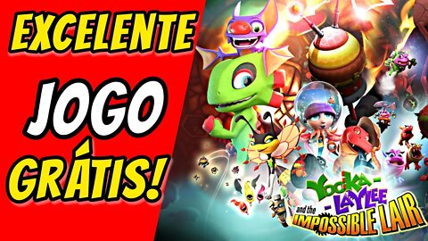 JOGO GRÁTIS: Yooka Laylee and the Impossible Lair na epic games store #jogosgrátis