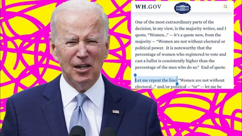 Confused Joe Biden Reads "End of Quote, Repeat the Line" Off Teleprompter