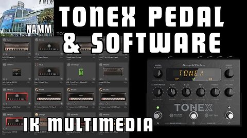 TONEX Pedal & Software IK Multimedia Booth NAMM 2023 - Amazing!
