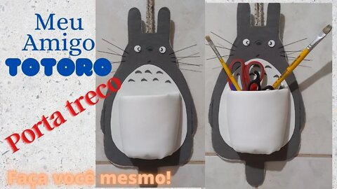 TOTORO! PORTA TRECO! DIY! SE INSCREVAM! VÍDEOS INCRÍVEIS ESTÃO POR VIR! TOTORO! TRINKET BOX! DIY! SUBSCRIBE! AMAZING VIDEOS ARE COMING!