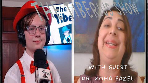 Tiberius Talks To School Psychologist And Clairvoyant Dr. Zoha Fazel Kid Podcaster Kid Podcast