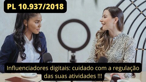 Regulação da profissão de influenciador digital