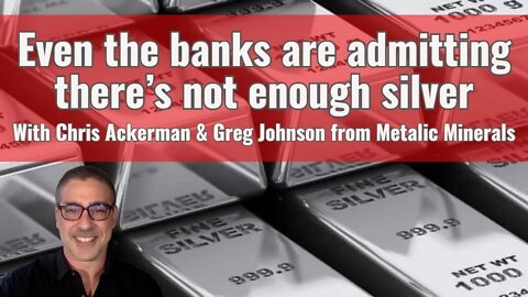 Even the banks admit there’s not enough silver