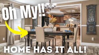 I Definitely Have NEVER Seen Any Mobile Homes Like This One! | Home Tour