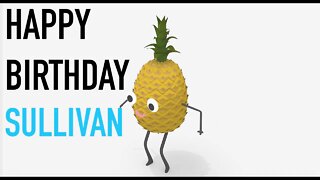 Happy Birthday SULLIVAN! - PINEAPPLE Birthday Song