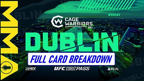 Cage Warriors 161: Hughes vs. Quaeyhaegens - Full Card Breakdown (LIVE)