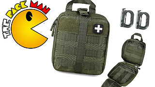 LIVANS Tactical First Aid Pouch - Molle, Rip-Away IFAK Medical Bag