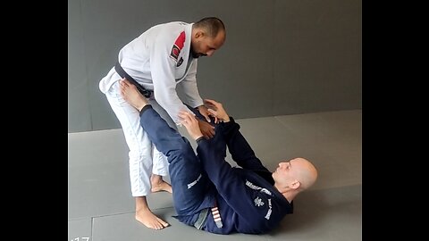 loop sweep with a armbar