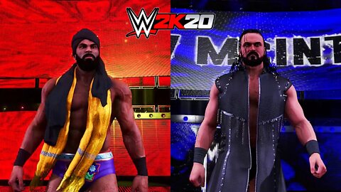 WWE 2K20: Jinder Mahal Vs Drew McIntyre - Steel Cage Match: WWE Championship | RAW | PC - Full HD