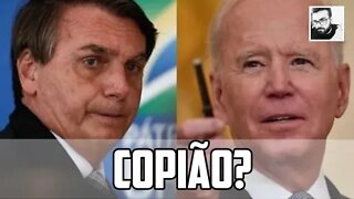 JOE BIDEN IMITANDO O BOLSONARO?