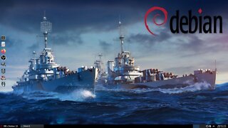 World of Warships LIVE #6 (CHABS) Clan on Debian Linux 1080p Test