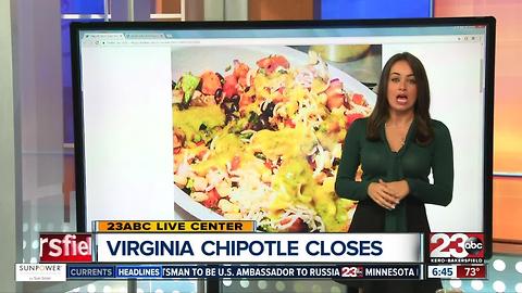 Chipotle Storefront Closes Due to Reported Illness