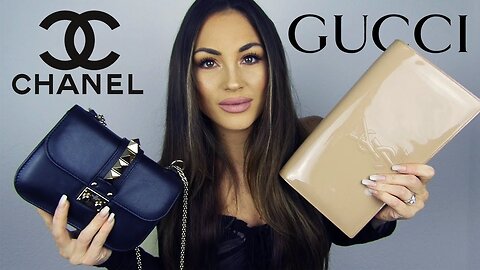 MY DESIGNER BAG COLLECTION PART 1 // CHANEL // GUCCI // SAINT LAURENT // VALENTINO