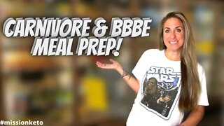 CARNIVORE, BBBE AND KETO MEAL PREP | MEAL PREP WITH ME | I MADE A CARNIVORE/BBBE CHILI! |