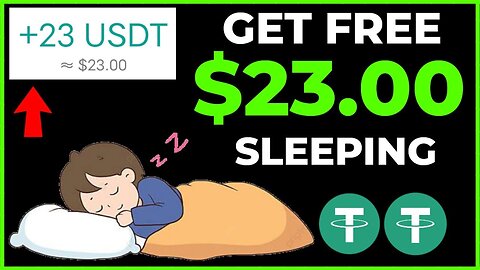 SLEEP & GET FREE $23 USDT PER DAY | No work! Free Tether USDT Mining Site