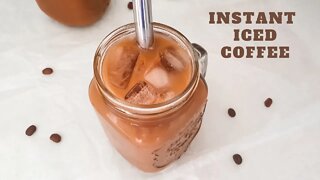 Easy Instant Iced Coffee Recipe | Iced Coffee Recipe