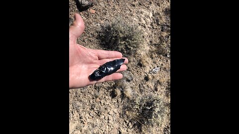 Obsidian outcrop