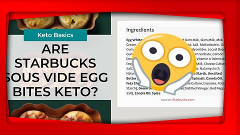 Starbucks Egg Bites: Keto?