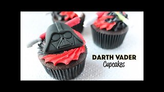 CopyCat Recipes Star Wars Darth Vader Cupcakes cooking recipe food recipe Healthy recipes