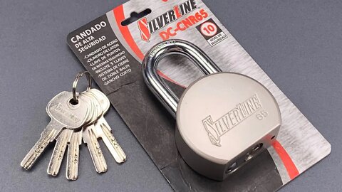 [1112] The ROOKIE Mistake In The Silverline Round Body Padlock (Model DC-CRN65)