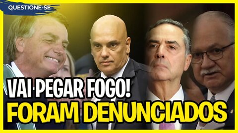 Notícia-Crime contra Barroso e Fachin / Senador pede Impeachment do "Lele" / "Bolsonaro reeleito"