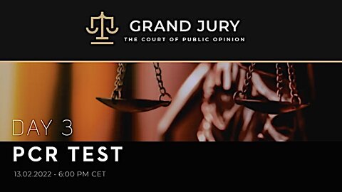 GRAND JURY: Day 3 – “The Peoples´ Court of Public Opinion” - The PCR Test