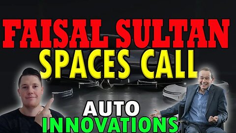 Lucid Faisal Sultan Interview │ Lucid Discussion on Auto Innovations ⚠️ Must Watch Lucid
