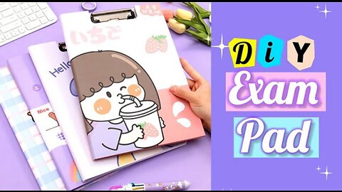 How To MAke Cute File bored / Clipboard | DIY Exam Craft