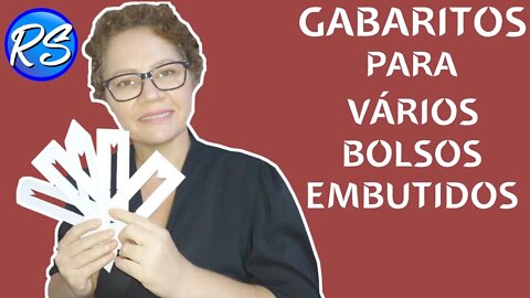 Gabaritos para BOLSO EMBUTIDO - EP 139