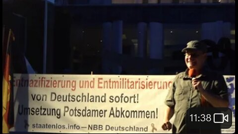 Schluß mit dem Krieg! Auf nach Berlin BRD-Kanzleramt 27. Juli 2024