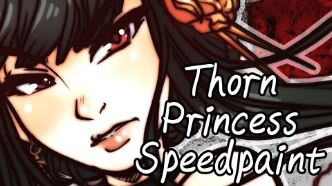 [Fanart Friday] Thorn Princess Speedpaint