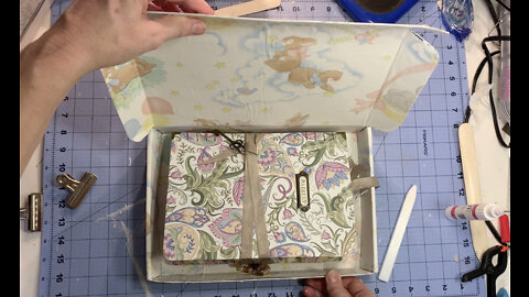 Episode 151 - Junk Journal with Daffodils Galleria - Baby Book Journal BOX! Part 11