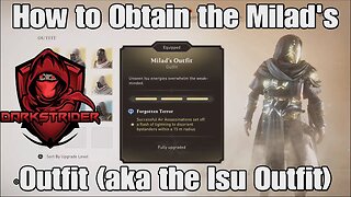 Assassin's Creed Mirage- How to Obtain the Milad's Outfit