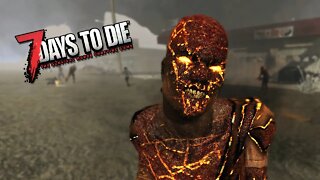 7 DAYS TO DIE - O TRADER E O BIOMA DE FOGO