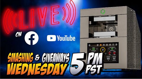 NugSmasher Rosin Press Extraction on NugSmasher IQ and Giveaway LIVE