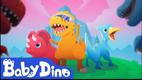 Baby Dino Ep1 Mystic Badge ⭐️ T-Rex Scary Roar & Chase