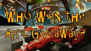 Who won the April giveaway?