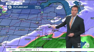 Metro Detroit Forecast: Above-freezing temps with rain and snow in the forecast