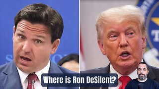 Ron Desantis Staying Silent On The Potential Trump Arrest Says All We Need To Know About Him