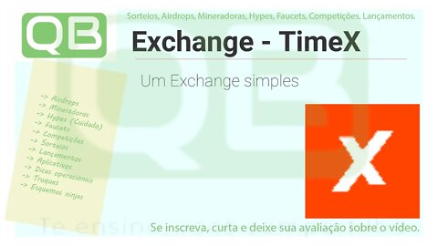 #Dica - #Exchange - #TimeX