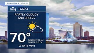 Southeast Wisconsin weather: Partly cloudy and breezy Tuesday as showers move out