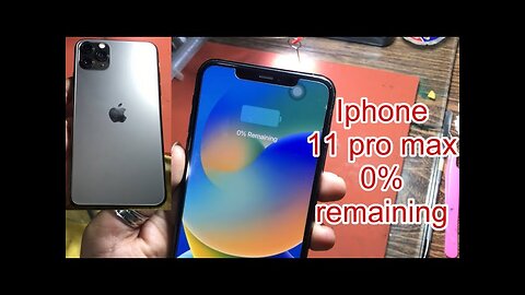 iphone 11 pro max o% remanning problem done