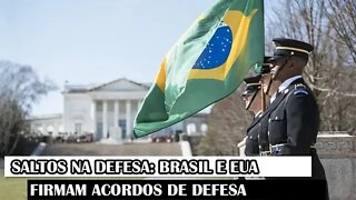 Saltos Na Defesa: Brasil E EUA Firmam Acordos De Defesa