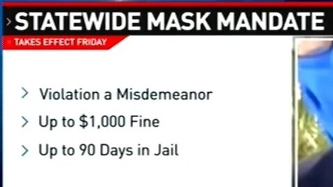 WA State Dictator Inslee Makes It A $1,000 Dollar Fine And 90 Days In Jail For Not Wearing A Mask!