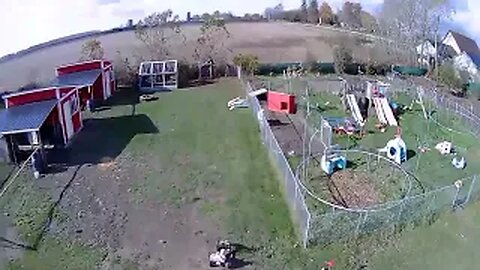Birds eye view of our 1 Acre Homestead. (Sort of) - attempting to use our Holy Stone drone.